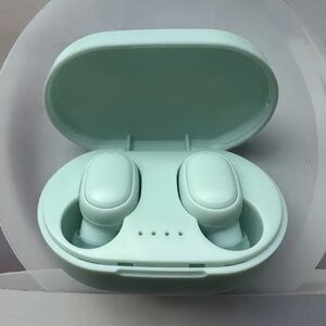 Mint Green Wireless Earbuds